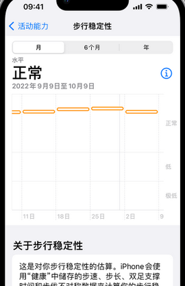 恒山iPhone手机维修如何在iPhone开启'步行稳定性通知'