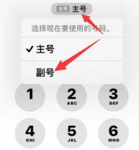 恒山苹果14维修店分享iPhone 14 Pro Max使用副卡打电话的方法 