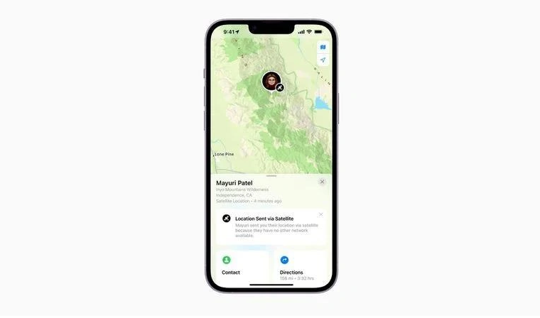 恒山苹果14维修分享iPhone14系列中 FindMy功能通过卫星分享位置方法教程 